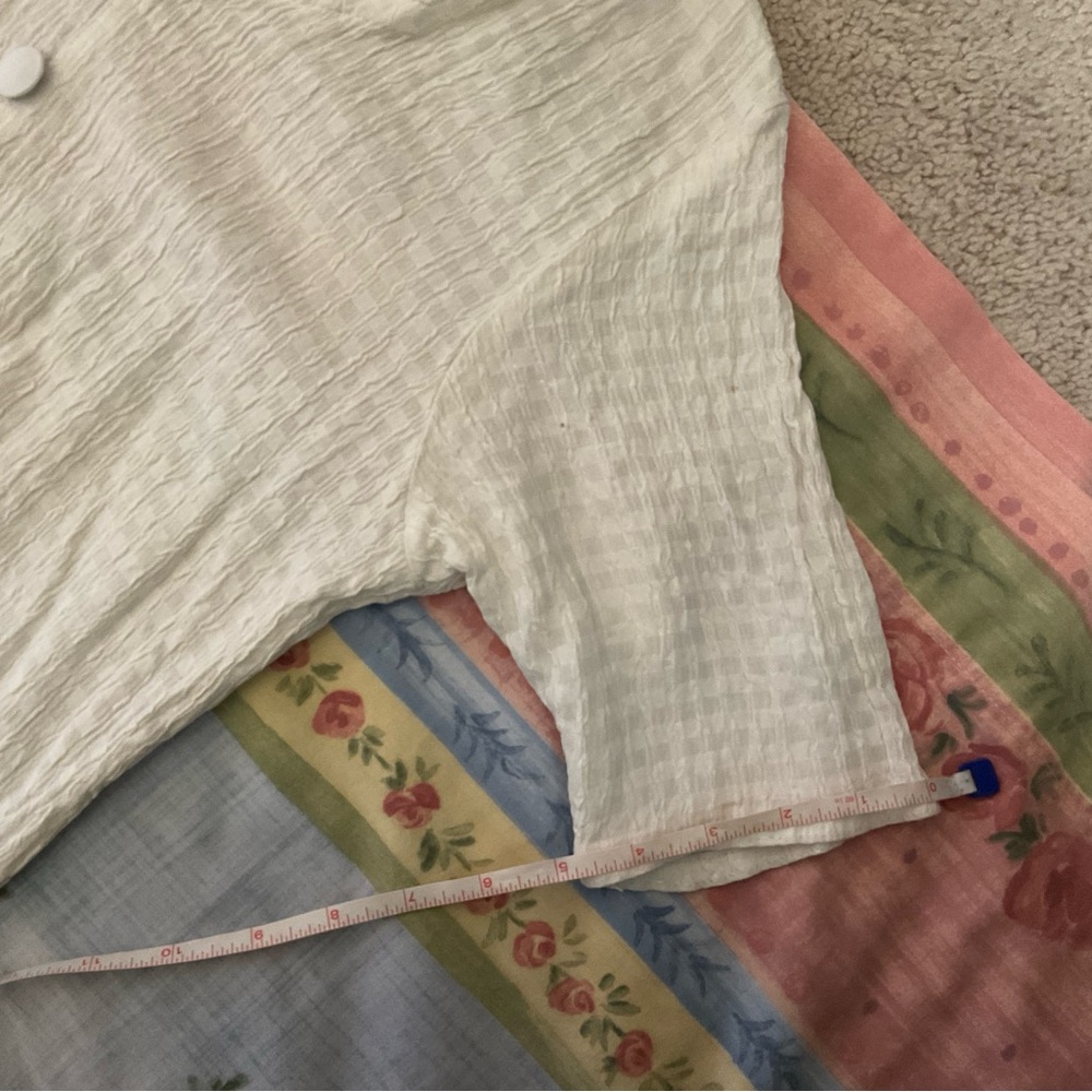 White Ribbed Salwar - Picture 4 of 7